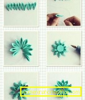 Blumen-Haarnadeln aus Satinbändern